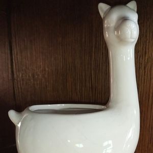 Ceramic Llama Figurine